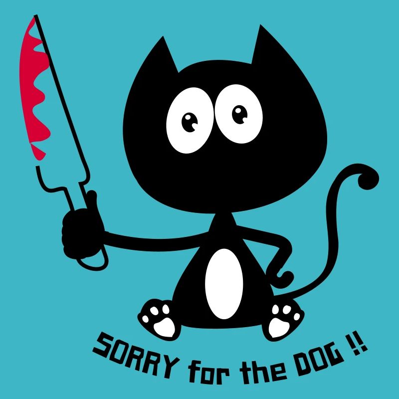 Murderous cat, killer cat, cat humor!