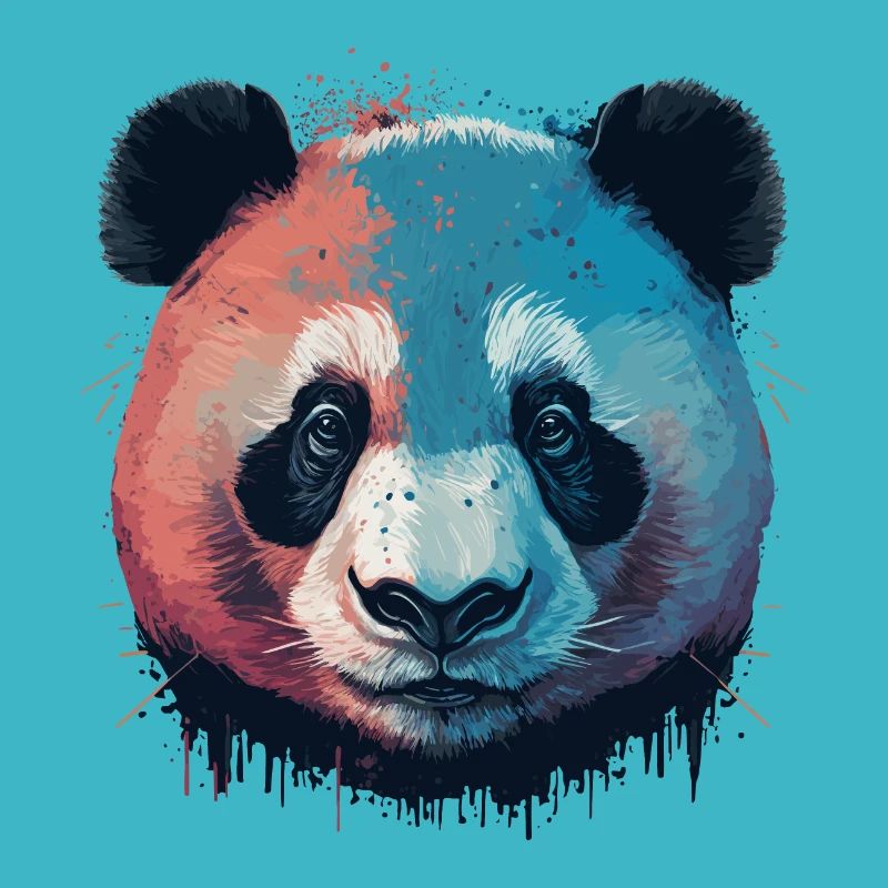 Panda Malerei