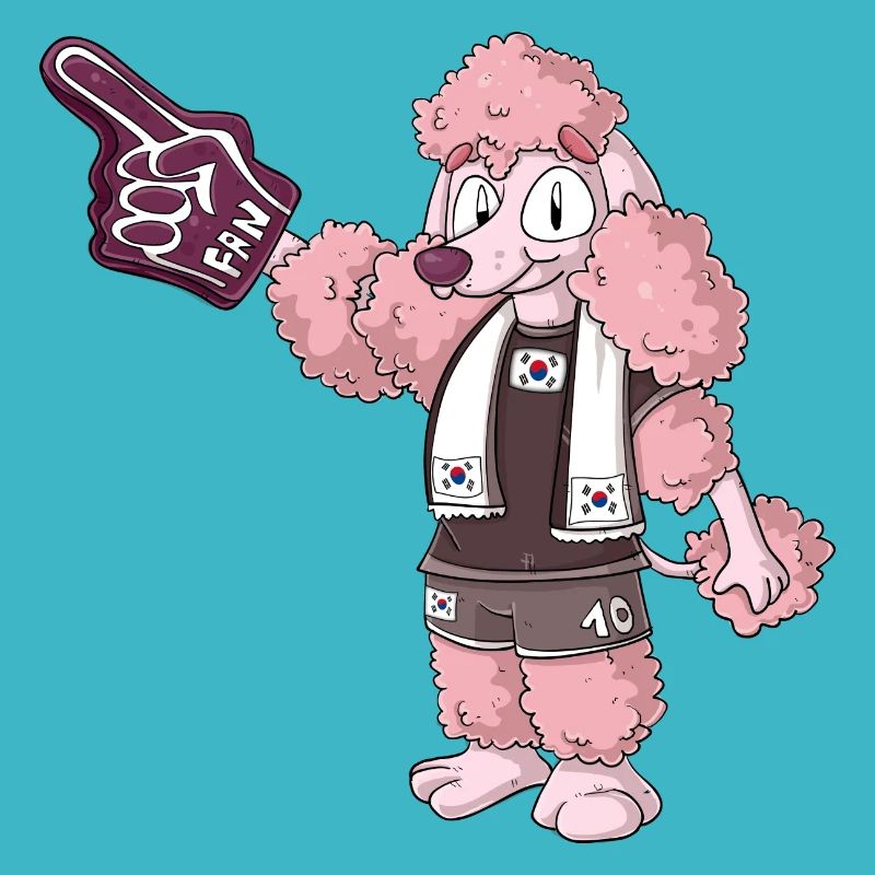 Fan Poodle Corée du Sud