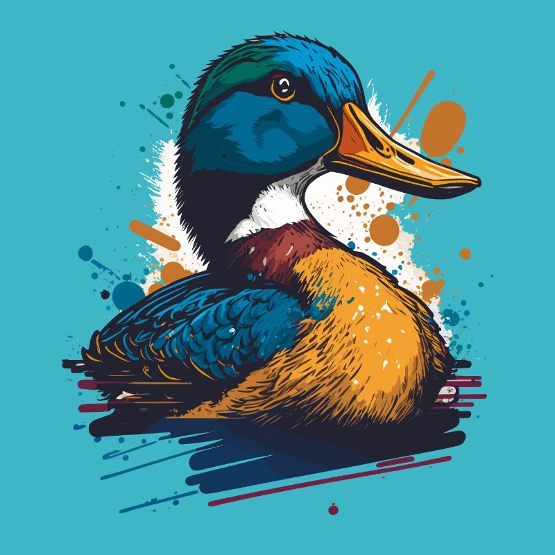 Enten-Kunstwerk