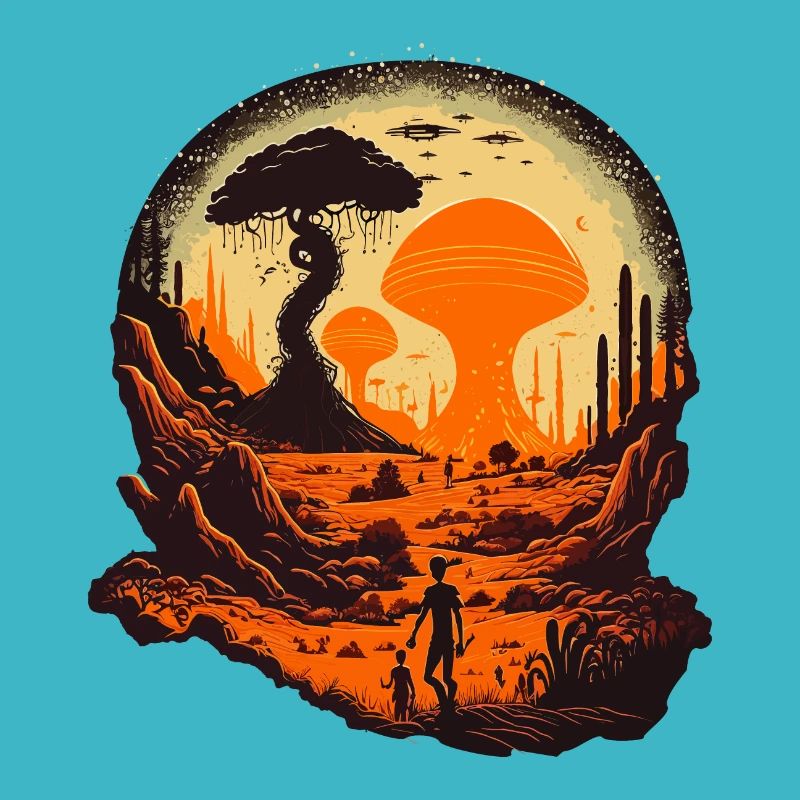 Monde extraterrestre étrange