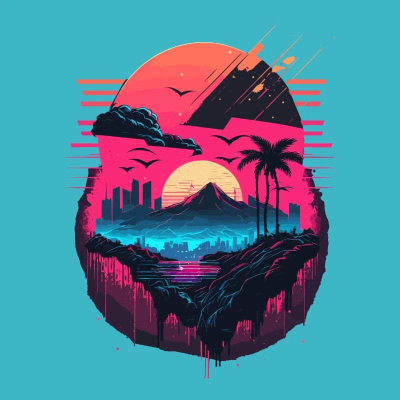 Synthwave Sunset