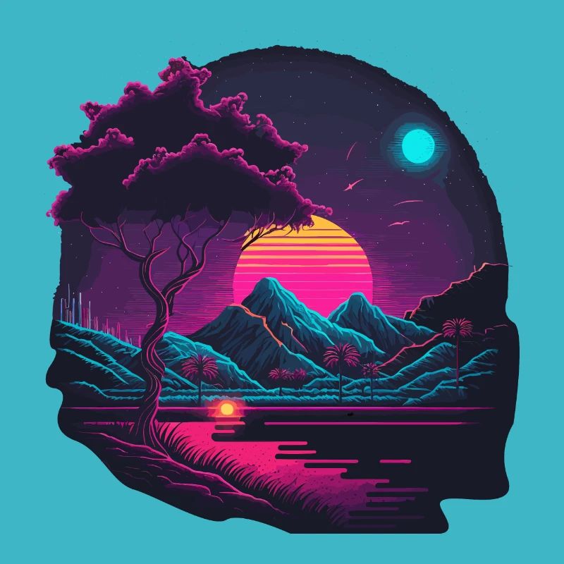 Retro Sunrise