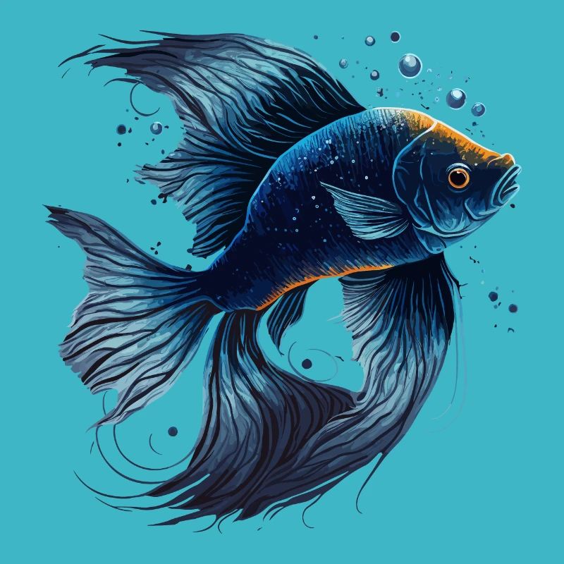 Poisson bleu