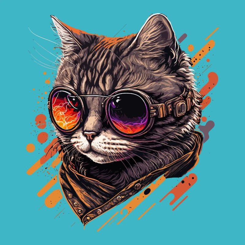 Vintagepunk Katze
