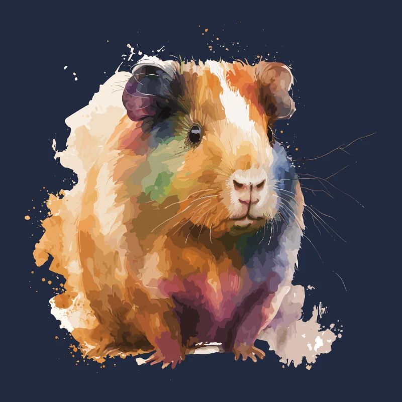 Illustration du propriétaire du cochon d’Inde