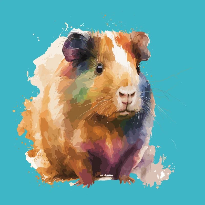 Illustration du propriétaire du cochon d’Inde
