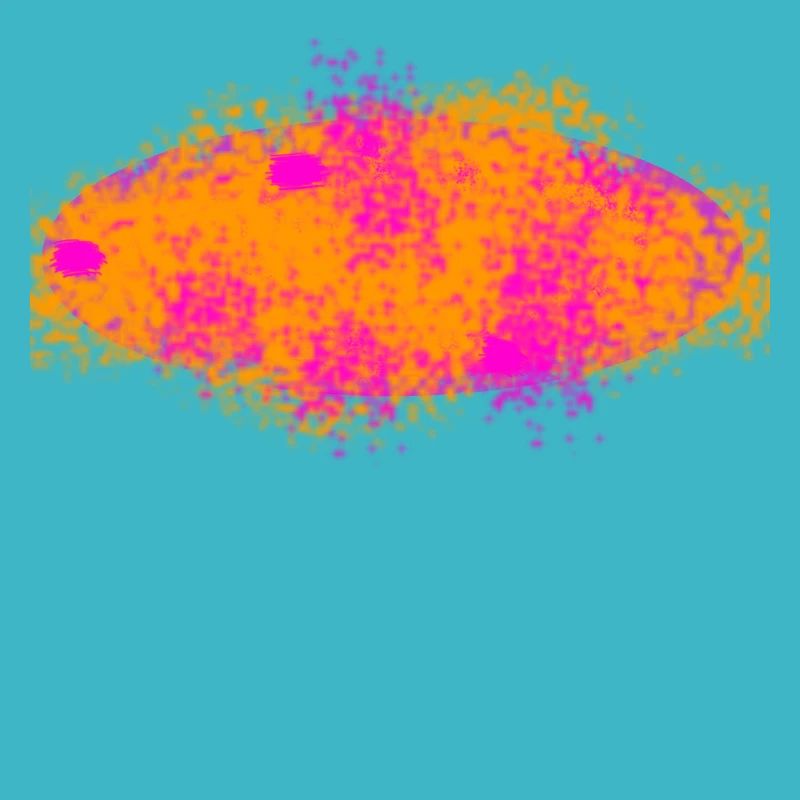 Splash orange pink
