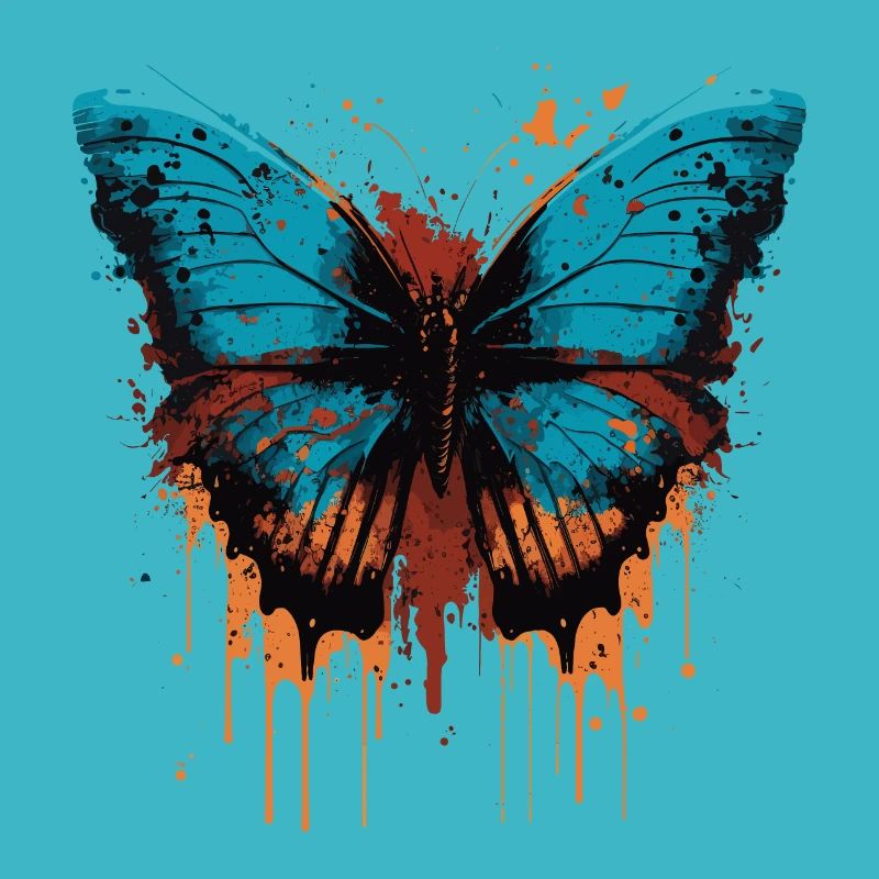 Bemalter Schmetterling