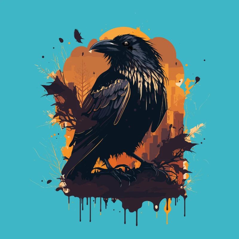 Silent Watcher Krähe