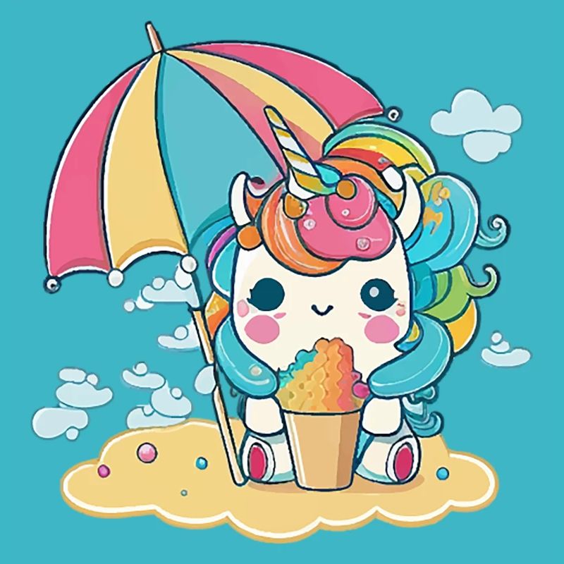 Licorne de crème glacée - La tentation la plus douce