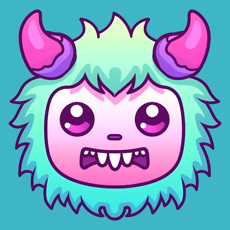 Monsterchen mit Hörnern