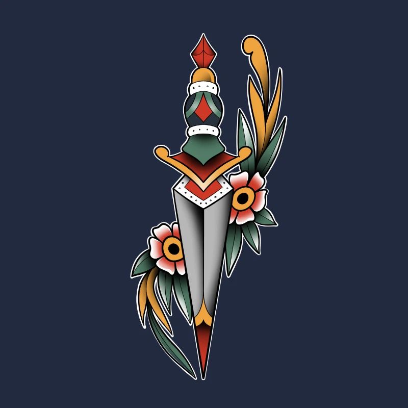 Traditional old school dagger