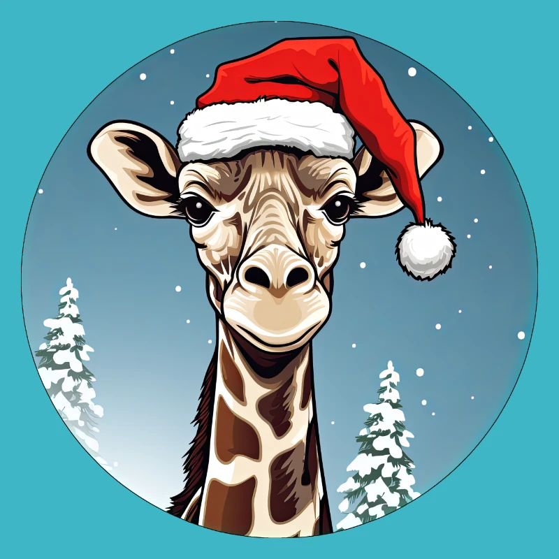 Giraffen Weihnachten