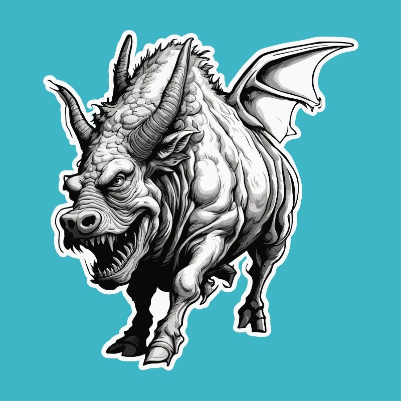 Stier / Bulle / Tier / Hörner / Stierkampf
