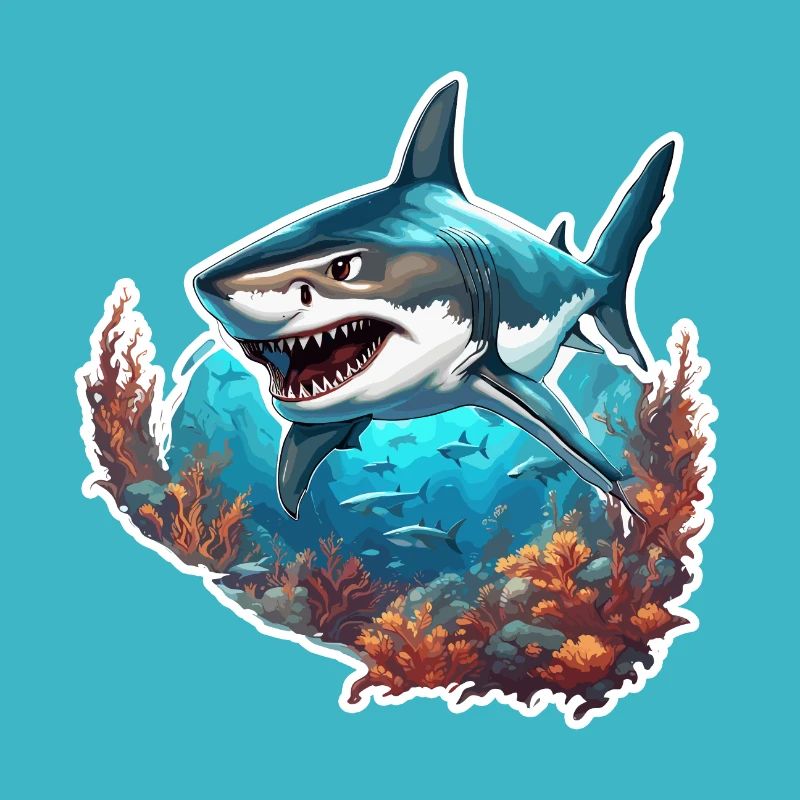 Requin / Faune / Sous-marin / Mer / Océan