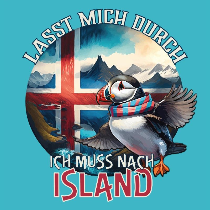 Island - lasst mich durch - Papageientaucher