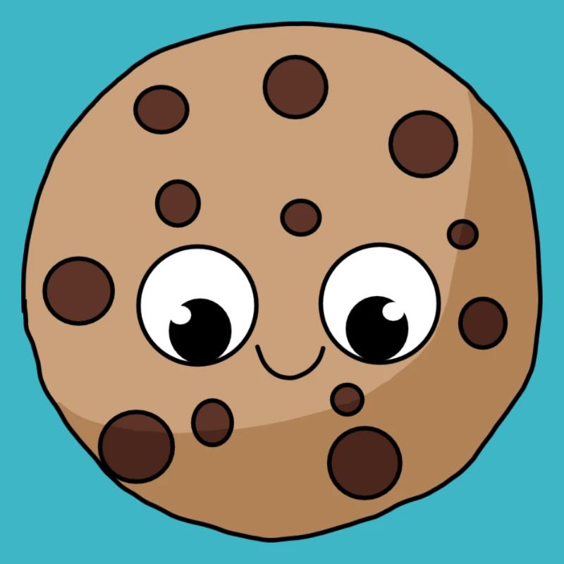 Biscuit biscuit avec visage
