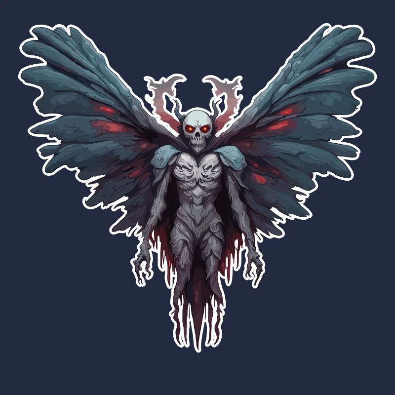 Mothman / Moth / Insect / Mythical Creature / Flutter
