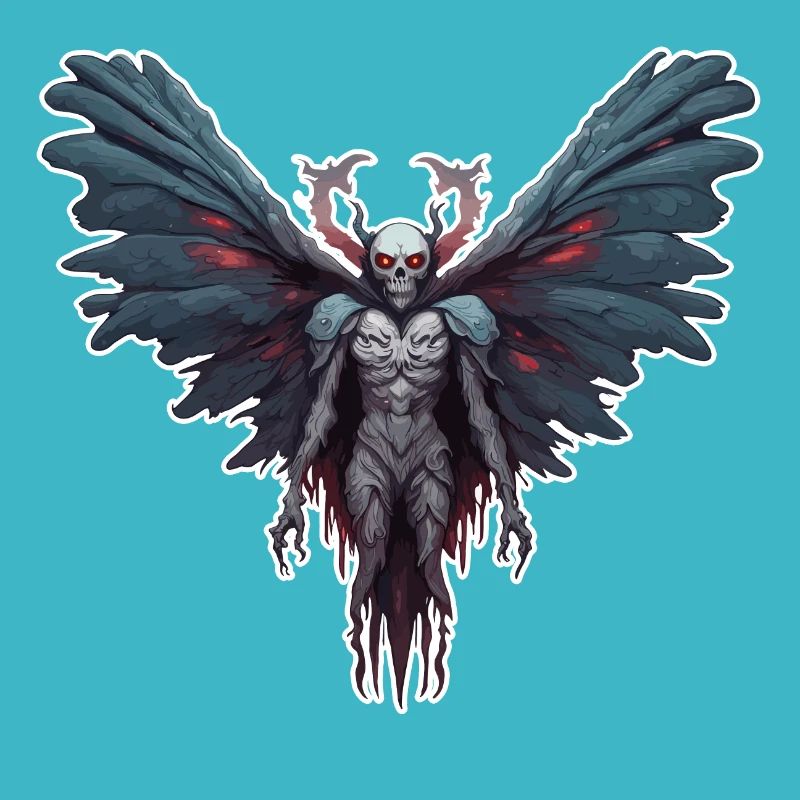 Mothman / Moth / Insect / Mythical Creature / Flutter
