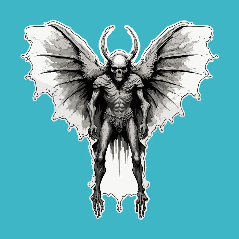Mothman / Moth / Insect / Mythical Creature / Flutter