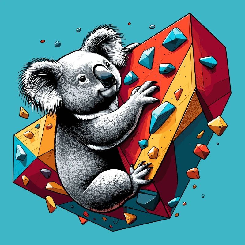 Bouldern Koala Geschenk