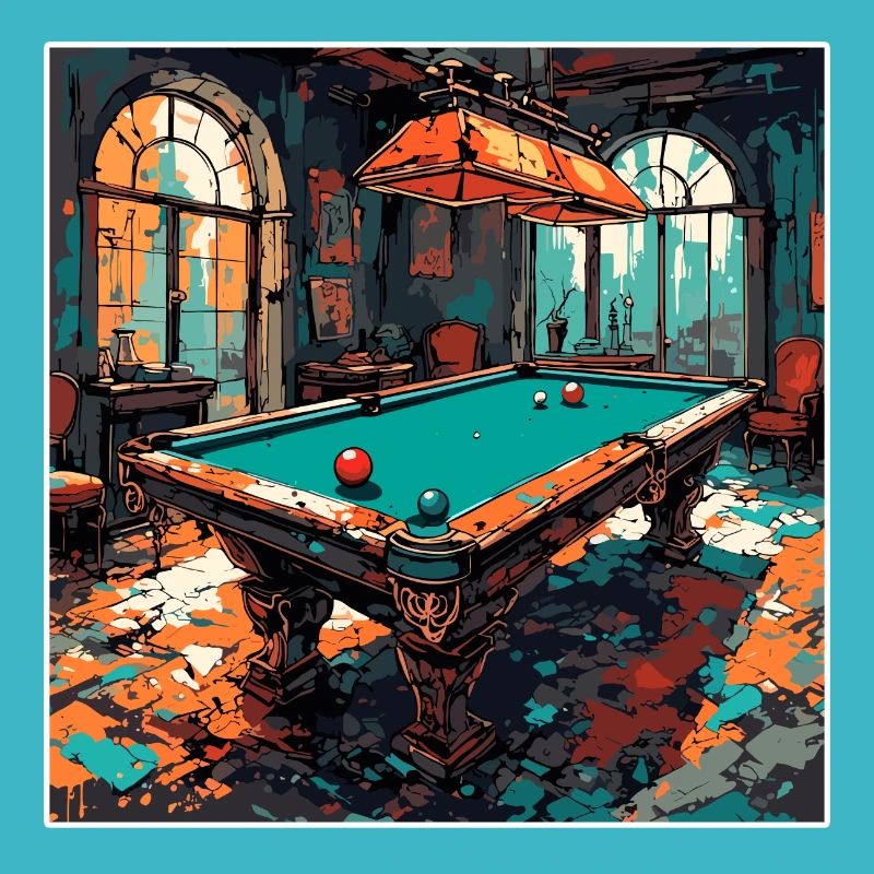 Billard / Boule de billard / 8 boules / billard / Kö