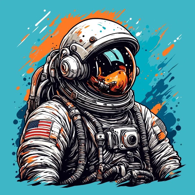 Astronaute / Espace / Vaisseau spatial / Vaisseau spatial / Lune