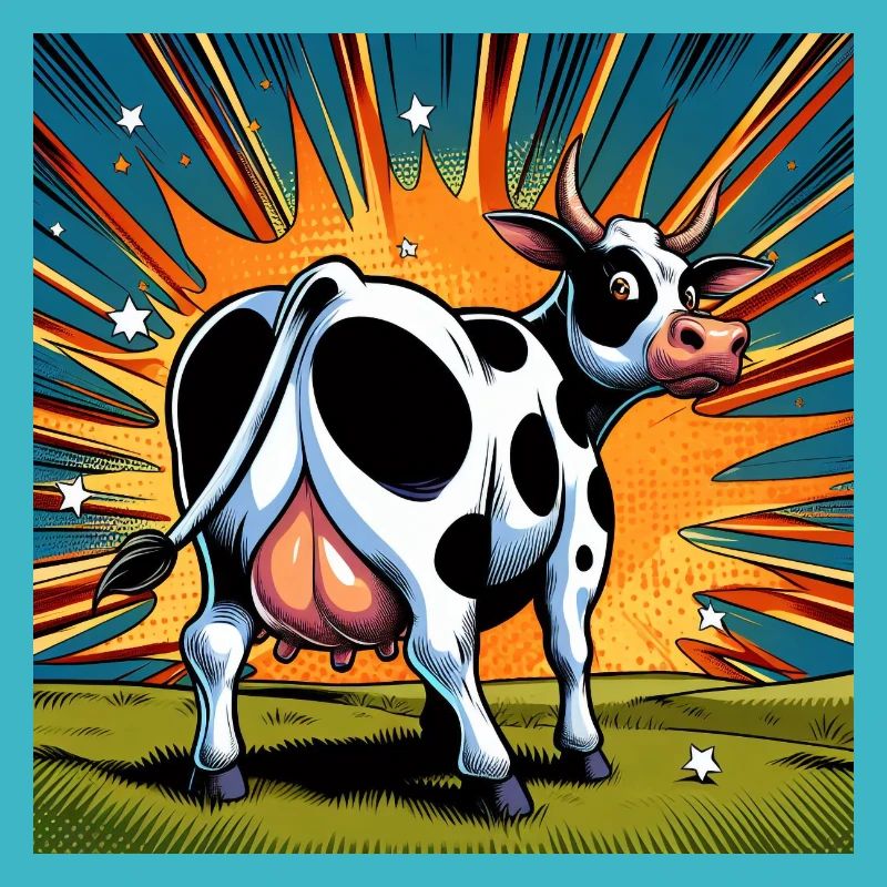 Vache de derrière