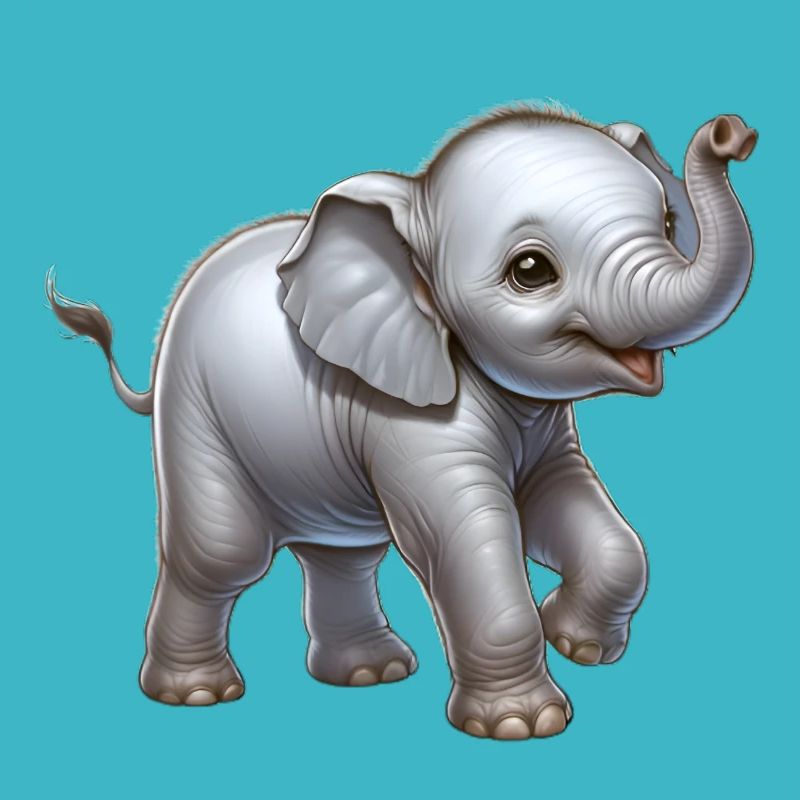 Cute Elephant Design (Baby Elephant)