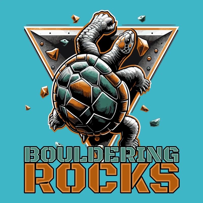 Bouldern Rocks Schildkröte Klettern Geschenk