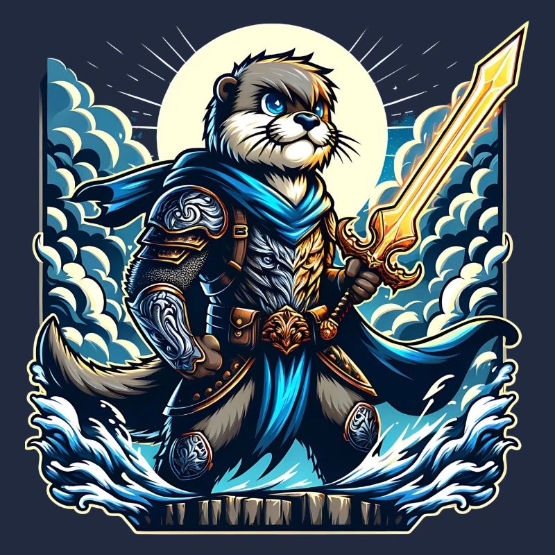 MutiOtter Warrior with Magic Sword