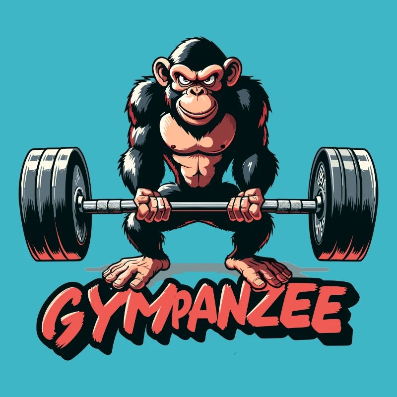 Gympanzee Chimpanzee Funny Gym Gift