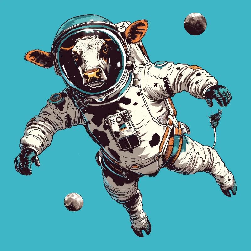 Cow in space