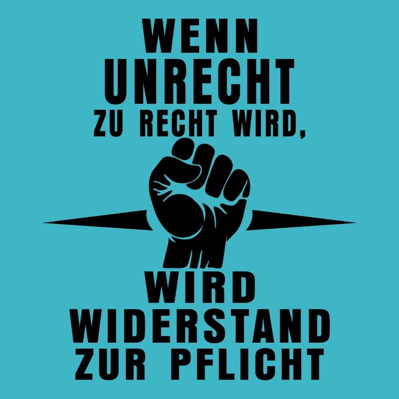 Recognizing injustice – showing resistance