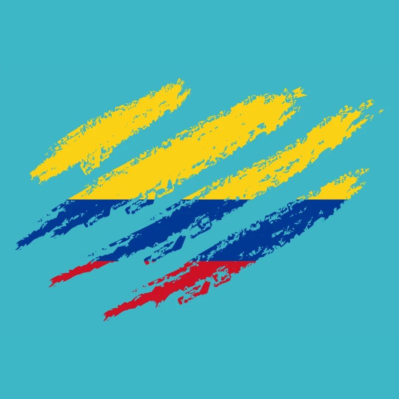 Colombie Drapeau Grattoir drapeau colombien