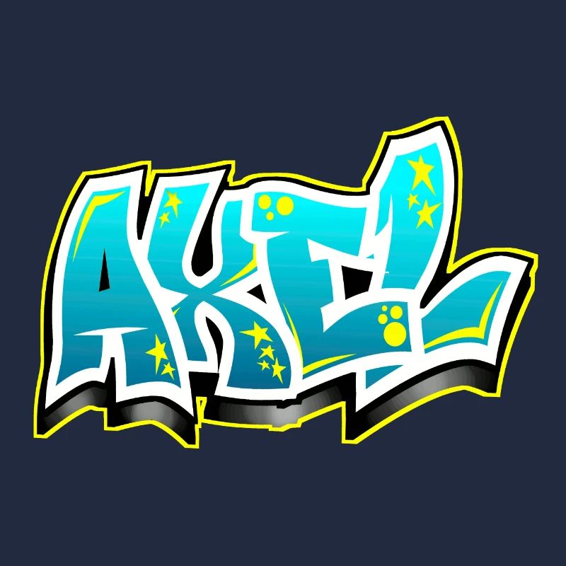 Graffiti Tag first name Axel