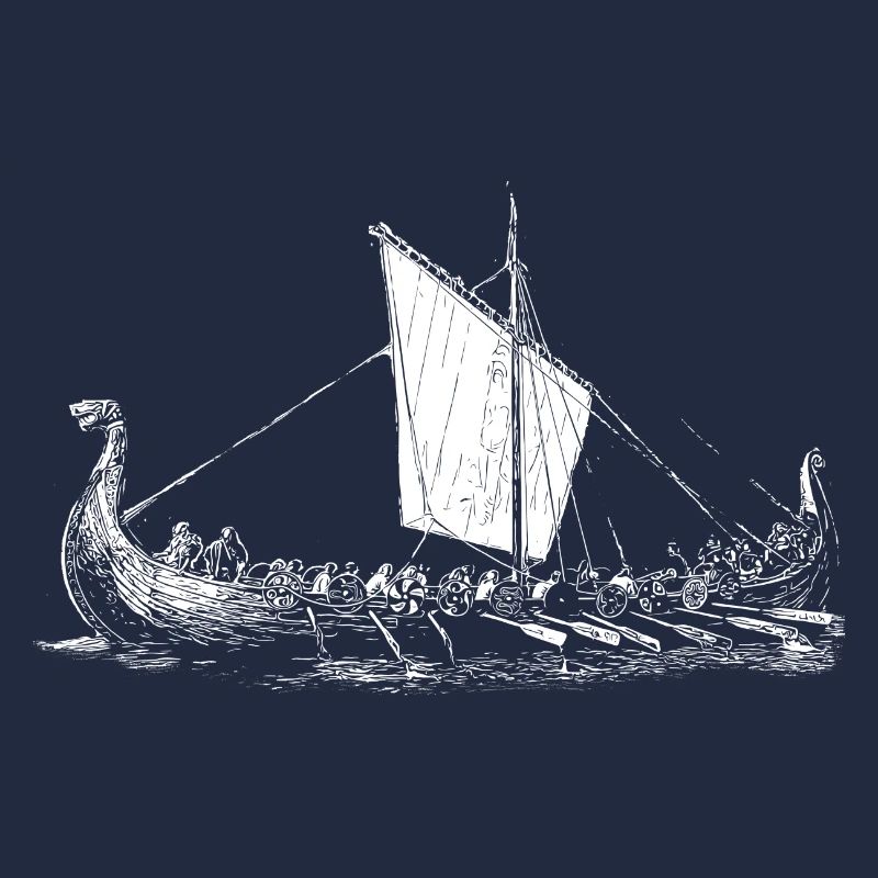 Wikinger Motiv > Wikinger Boot - Langschiff