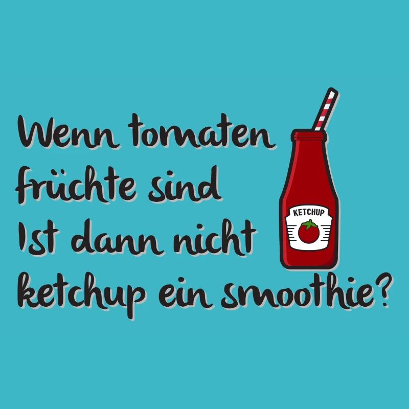 Ketchup=Smoothie < Tomate=Fruit > tomates drôles