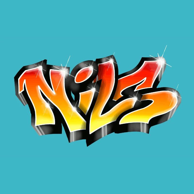 Graffiti NILS Print on everything