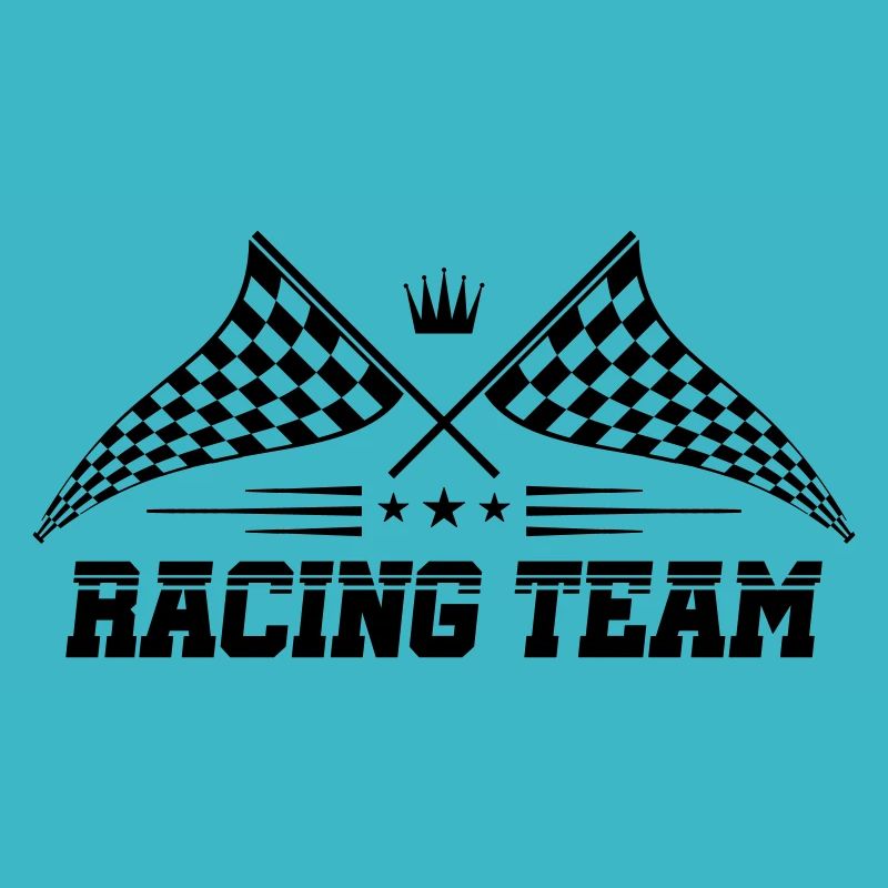 racing team flag icon logo