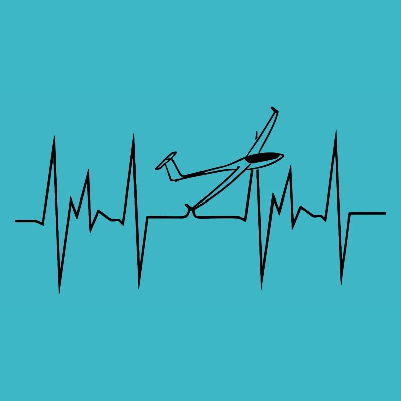 Heartbeat Glider Gliding T-Shirt