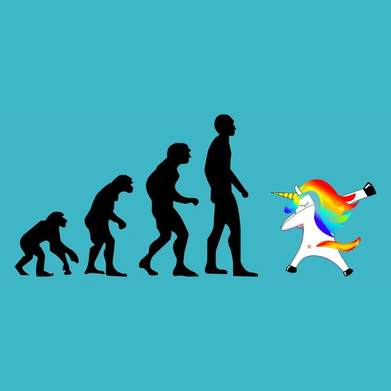 Evolution Dab Dabbing Licorne Unicorn