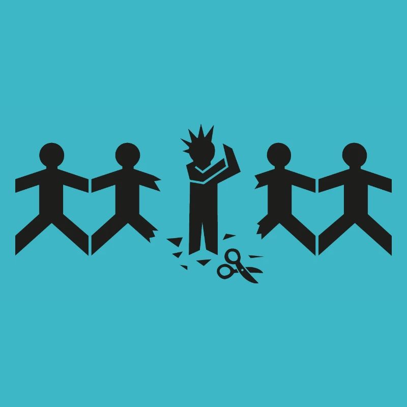 Punk Strichmännchen | Coole Geschenkidee