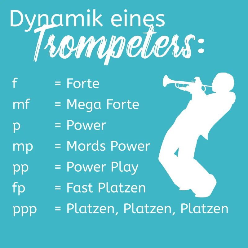 Dynamik eines Trompeters - Trompetenliebe Musiker
