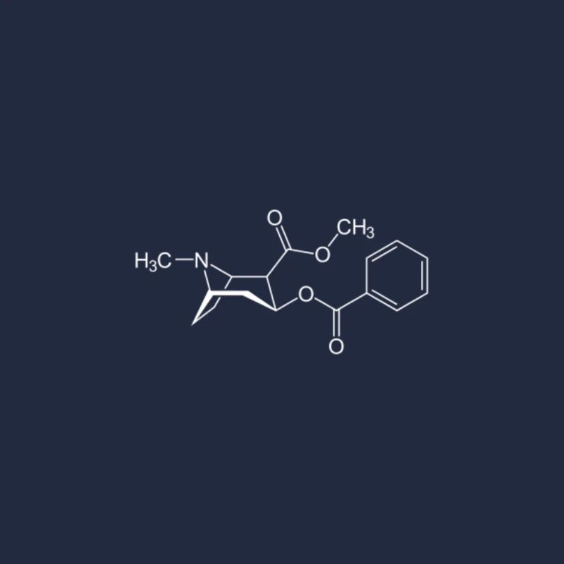 Cocaine Structure Formula Gift Chemistry Students