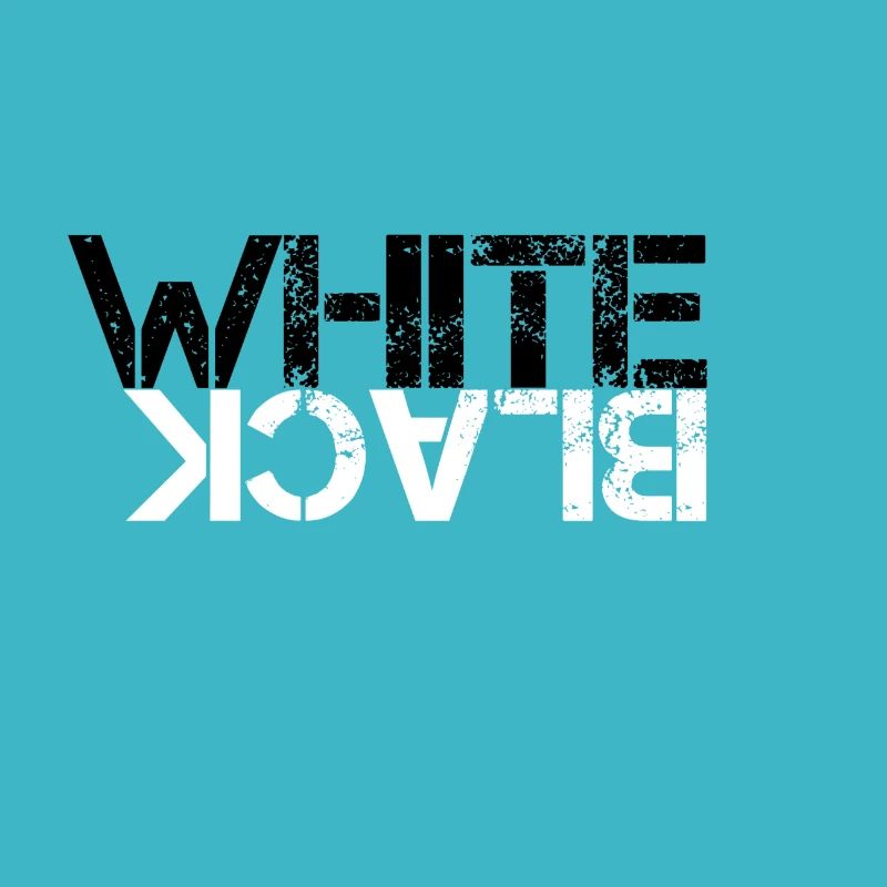 white black