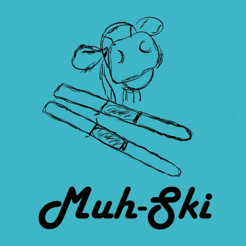 Muh-Ski Schnee Kuh Geschenkidee