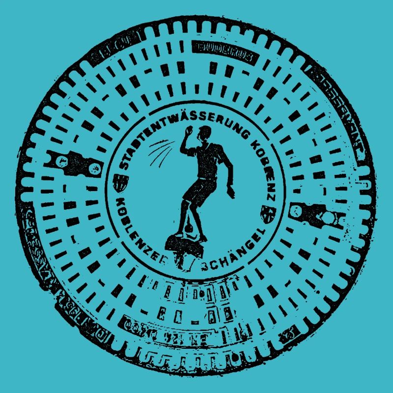 Coblence Gully Gulli Couvercle d’égout Cadeau Schängel