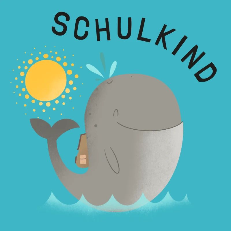 Schulkind Wal | Schulbeginn | Geschenkidee